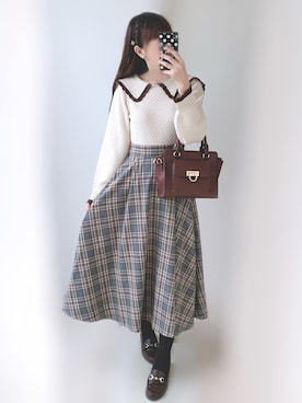 𝕐𝕦𝕜𝕚◡̈*♡さん（レディース・160cm）の冬コーディネート