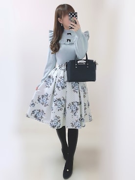 𝕐𝕦𝕜𝕚◡̈*♡さん（レディース・160cm）の春コーディネート