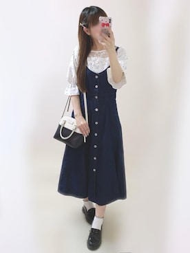 𝕐𝕦𝕜𝕚◡̈*♡さん（レディース・160cm）の夏コーディネート