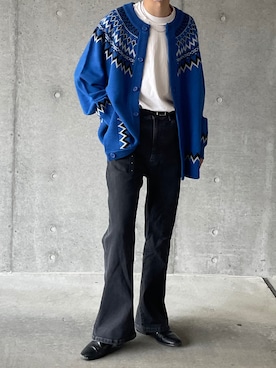 「PUBLUX（パブリュクス）のアイテム（パンツ）」を使った、reposukeさん（メンズ・173cm）の冬コーディネート