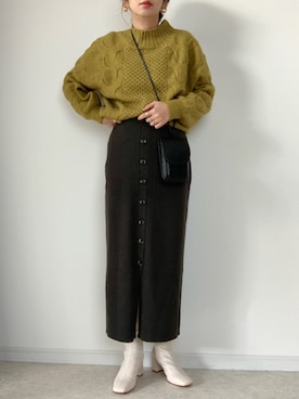 「着まわしコーデ」｜maiko さん（レディース・159cm）の秋コーディネート