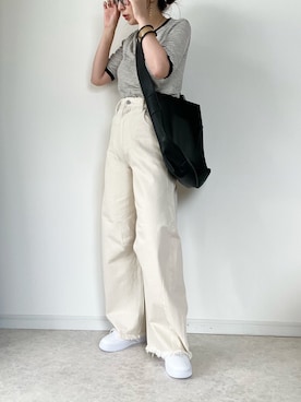 「mystic（ミスティック）のアイテム」を使った、maiko さん（骨格ウェーブ・レディース・159cm）の夏コーディネート