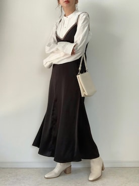 「ZOZOでしか買えない」｜「アイテム（ブーツ）」を使った、maiko さん（レディース・159cm）の秋コーディネート