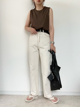 「BERING（ベーリング）のアイテム」を使った、maiko さん（レディース・159cm）の夏コーディネート