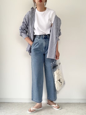 「JOSEPH STUDIO（ジョゼフストゥディオ）のアイテム」を使った、maiko さん（レディース・159cm）の夏コーディネート