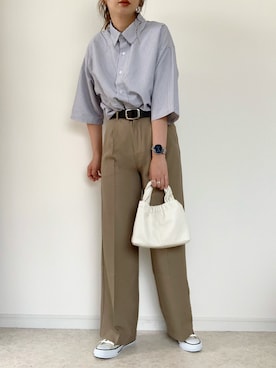 「BERING（ベーリング）のアイテム」を使った、maiko さん（レディース・159cm）の夏コーディネート