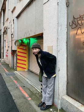 「MUJI」｜「アイテム（アクセサリー）」を使った、yeajenさん（レディース・158cm）の秋コーディネート