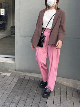 「birthdayroom」｜「アイテム（ジャケット/アウター）」を使った、ponさん（レディース・163cm）の春コーディネート