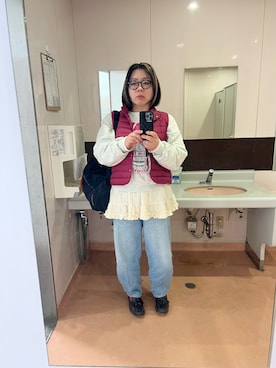 「PORTER（ポーター）のアイテム」を使った、saoriiiiiさん（レディース・159cm）の冬コーディネート