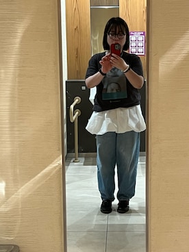 「アイテム（キャミソール）」を使った、saoriiiiiさん（レディース・159cm・30代）の冬コーディネート