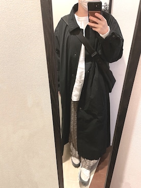 「CANAL JEAN（キャナルジーン）のアイテム（その他アウター）」を使った、MAISさん（レディース・155cm）の春コーディネート