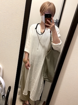 「AGAWD（アガウド）のアイテム」を使った、MAISさん（レディース・155cm）の夏コーディネート