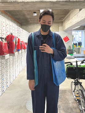 「FREITAG（フライターグ）のアイテム」を使った、mitoさん（メンズ・178cm）の秋コーディネート
