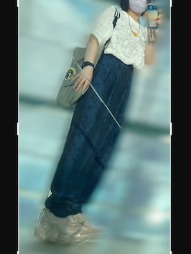 「TOGA PULLA（トーガ　プルラ）のアイテム（アクセサリー）」を使った、はるさん（レディース・156cm）の夏コーディネート