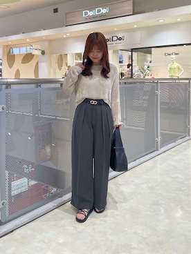 「アイテム（ファッション雑貨）」を使った、Risaさん（レディース・162cm）の夏コーディネート