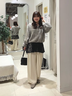 Risaさん（レディース・162cm）の冬コーディネート