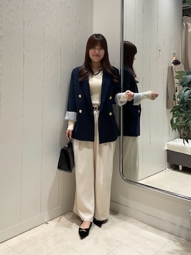 「オフィスカジュアル」｜Risaさん（レディース・162cm・20代）の秋コーディネート