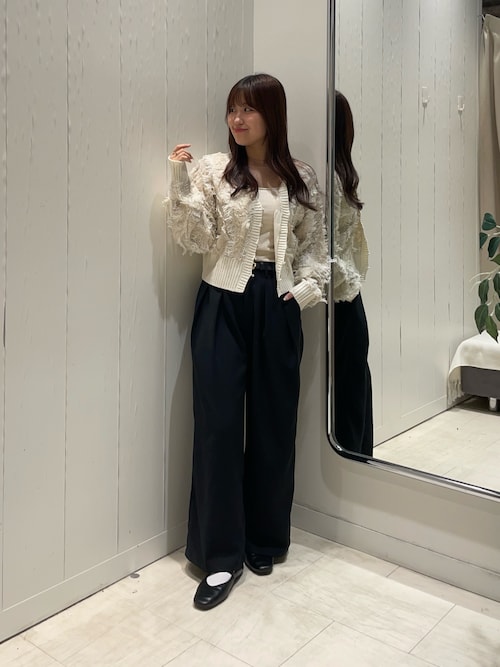 AtLast&Co. 2タックスラックスパンツ benine 9 / ウールツイル2タックスラックス