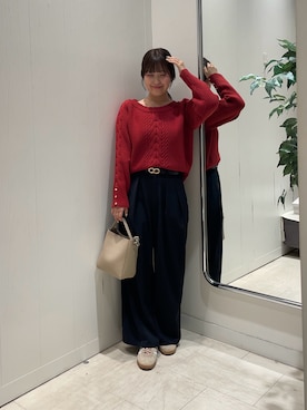 Risaさん（レディース・162cm）の冬コーディネート