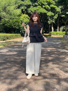 「thevon」｜Risaさん（レディース・162cm）の夏コーディネート