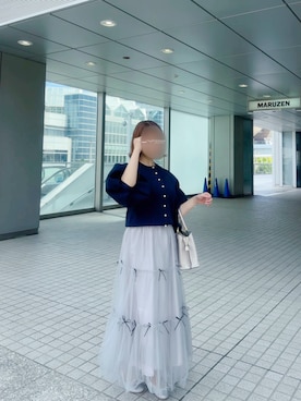 「アイテム（バレエシューズ）」を使った、peggyさん（レディース・155cm）の夏コーディネート
