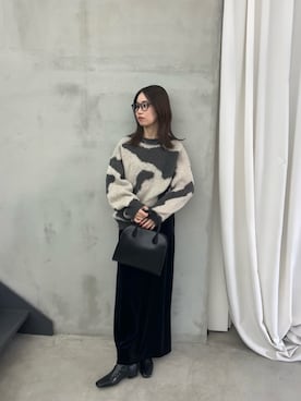 「ベロアスカート」｜「アイテム（ブーツ）」を使った、yumaさん（レディース・167cm）の秋コーディネート