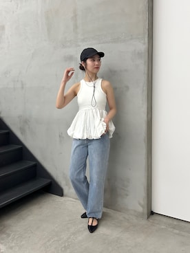 「select MOCA（セレクトモカ）のアイテム」を使った、yumaさん（骨格ナチュラル・レディース・167cm）の春コーディネート
