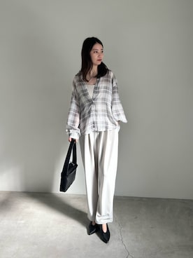 「select MOCA（セレクトモカ）のアイテム」を使った、yumaさん（骨格ナチュラル・レディース・167cm）の春コーディネート
