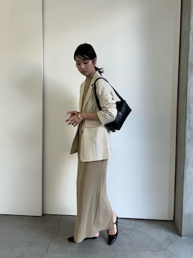 「select MOCA by son（セレクトモカバイソン）のアイテム（ジャケット/アウター）」を使った、yumaさん（レディース・167cm）の冬コーディネート