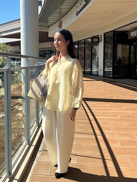 「MICO COULIER（ミコクリエ）のアイテム」を使った、yurinaさん（レディース・151cm）の春コーディネート