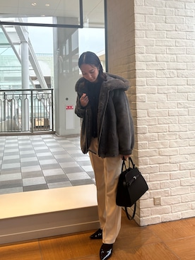 yurinaさん（レディース・151cm）の冬コーディネート