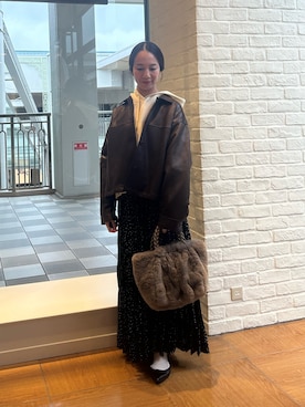 「プリーツ」｜yurinaさん（レディース・151cm）の秋コーディネート