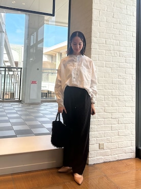 「ドットパンツ」｜yurinaさん（レディース・151cm）の秋コーディネート