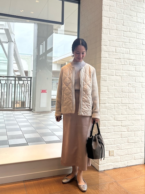 NOLLEY'S ベージュ ノーカラーコート 中古・古着通販】NOLLEY'S sophi (ノーリーズソフィー) ビーバー