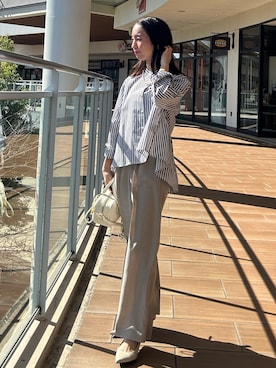 「MICO COULIER（ミコクリエ）のアイテム」を使った、yurinaさん（レディース・151cm）の春コーディネート