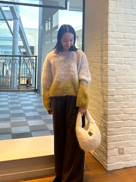 「ウールニット」｜yurinaさん（レディース・151cm）の冬コーディネート