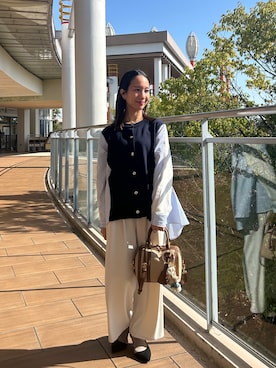 「MICO COULIER（ミコクリエ）のアイテム」を使った、yurinaさん（レディース・151cm）の春コーディネート