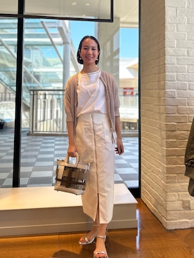 「NOLLEY'S LIGHT（ノーリーズライト）のアイテム」を使った、yurinaさん（レディース・151cm）の春コーディネート