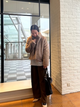 yurinaさん（レディース・151cm）の冬コーディネート