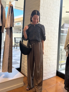 「NOLLEY'S LIGHT（ノーリーズライト）のアイテム」を使った、yurinaさん（レディース・151cm）の夏コーディネート