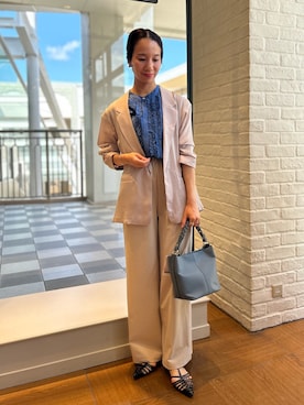「オフィス」｜「アイテム（ジャケット/アウター）」を使った、yurinaさん（レディース・151cm）の夏コーディネート