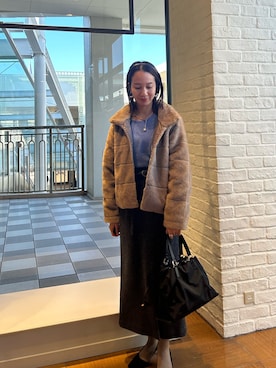 yurinaさん（レディース・151cm）の冬コーディネート