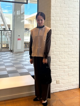 「ビジュー」｜yurinaさん（レディース・151cm）の秋コーディネート