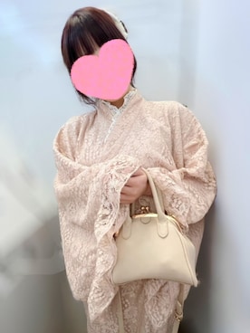 「アイテム（水着/着物・浴衣）」を使った、ℳ.さん（レディース・155cm）の秋コーディネート