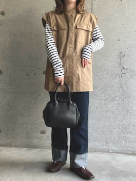 「cuorequal（クオレコール）のアイテム」を使った、pamyuuchannさん（レディース・153cm）の冬コーディネート