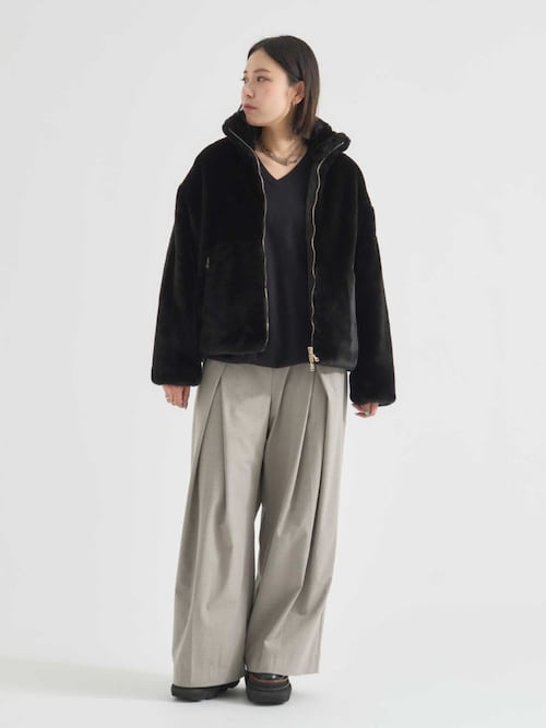 TATRAS/タトラス】別注 POLIANA/リバーシブルダウンファーブルゾン