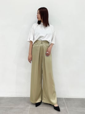 「JOHN LAWRENCE SULLIVAN（ジョンローレンスサリバン）のアイテム」を使った、THE TOKYO STAFFさん（レディース・161cm）の夏コーディネート