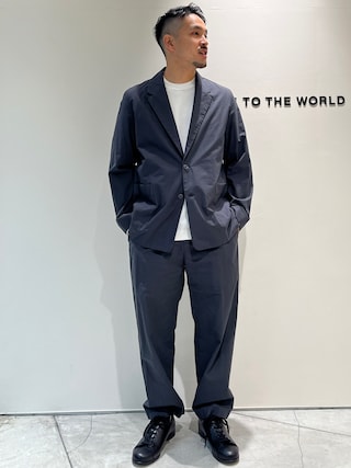 ATON セットアップ 「ATON/エイトン」COTTON TYPEWRITER TALORED