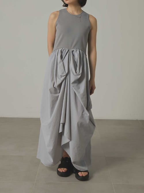 ZOZOTOWN限定》【Louren/ローレン】別注 docking cocoon dress