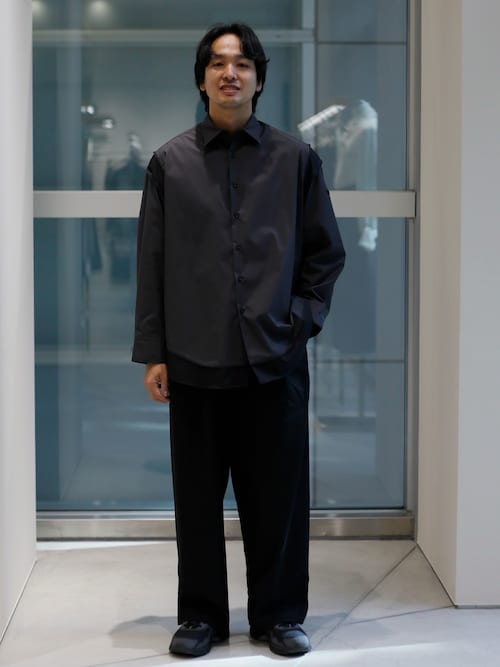 MARKAWARE】TRIPLE PLEATED WIDE TROUSERS(オーガニックウール2/80 MARKAWARE】TRIPLE PLEATED WIDE TROUSERS(オーガニックウール2/80